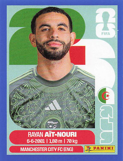 Panini World Cup 2026 US Blue Parallel Part 1