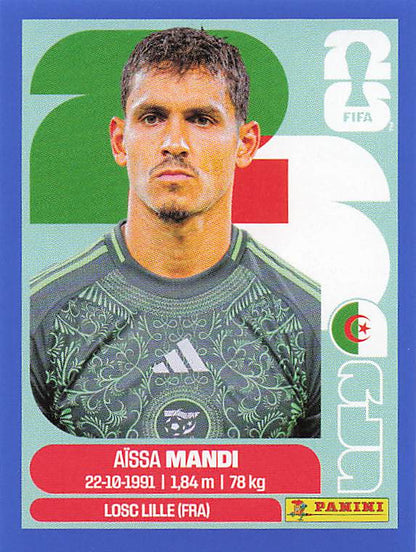 Panini World Cup 2026 US Blue Parallel Part 1