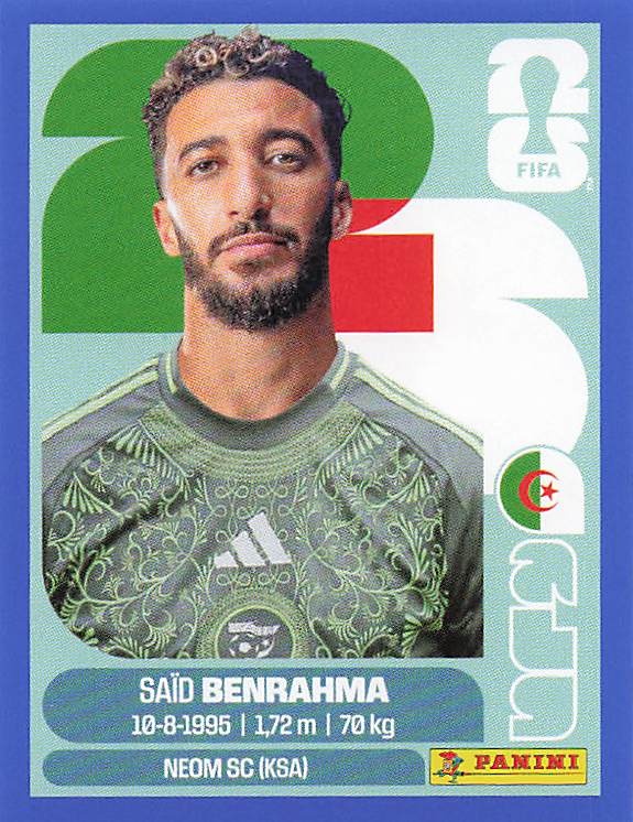 Panini World Cup 2026 US Blue Parallel Part 1