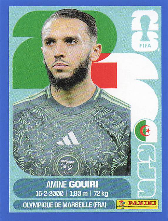 Panini World Cup 2026 US Blue Parallel Part 1