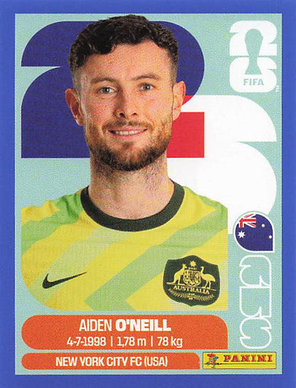 Panini World Cup 2026 US Blue Parallel Part 1