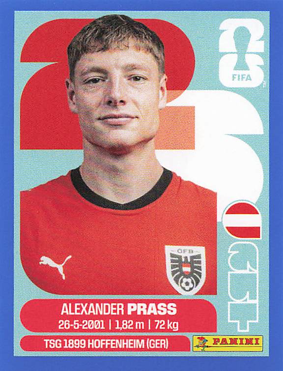 Panini World Cup 2026 US Blue Parallel Part 1