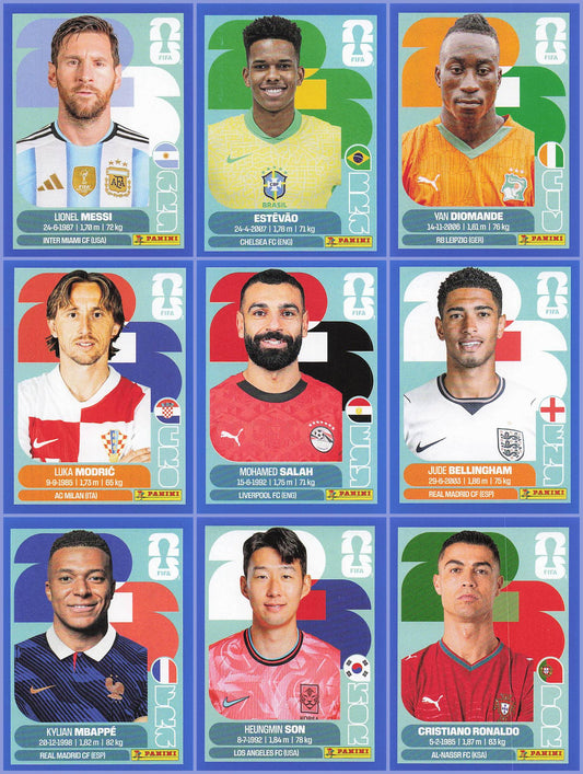 Panini World Cup 2026 US Blue Parallel Part 2