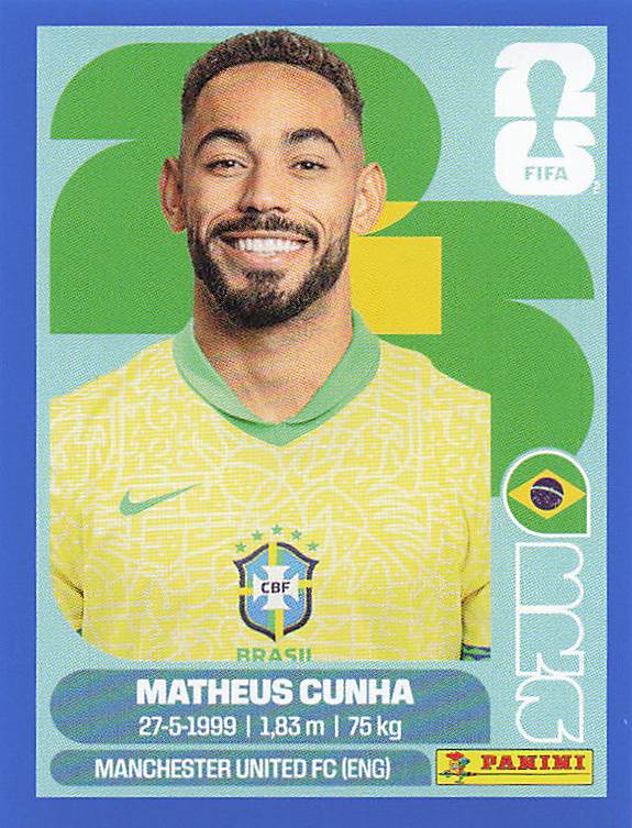 Panini World Cup 2026 US Blue Parallel Part 1