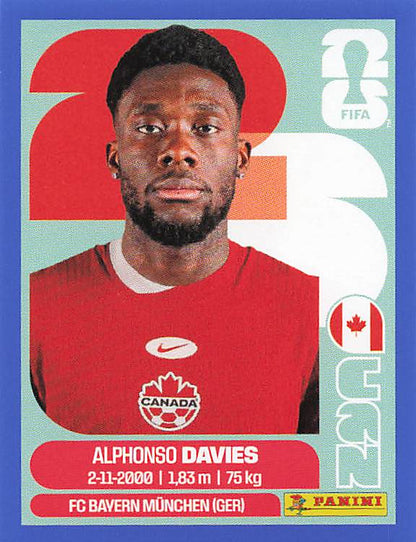 Panini World Cup 2026 US Blue Parallel Part 1