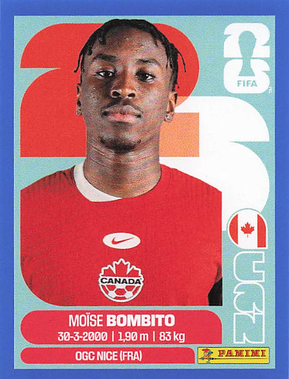 Panini World Cup 2026 US Blue Parallel Part 1