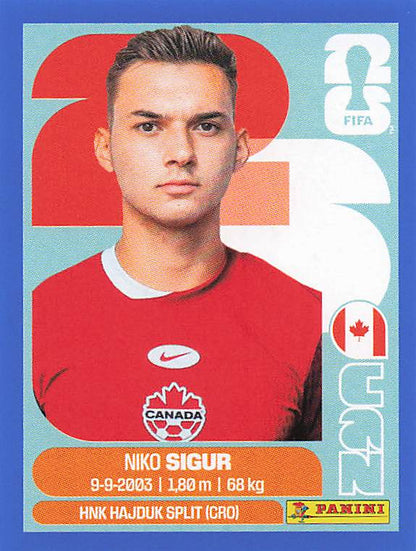 Panini World Cup 2026 US Blue Parallel Part 1