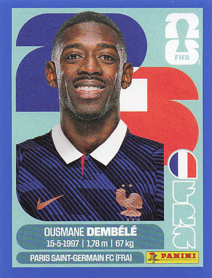 Panini World Cup 2026 US Blue Parallel Part 2