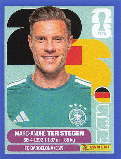 Panini World Cup 2026 US Blue Parallel Part 2