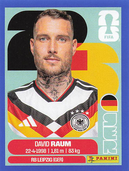 Panini World Cup 2026 US Blue Parallel Part 2
