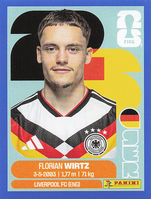 Panini World Cup 2026 US Blue Parallel Part 2