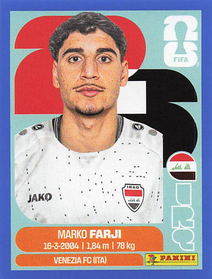 Panini World Cup 2026 US Blue Parallel Part 3