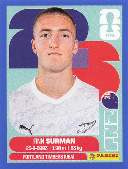 Panini World Cup 2026 US Blue Parallel Part 3