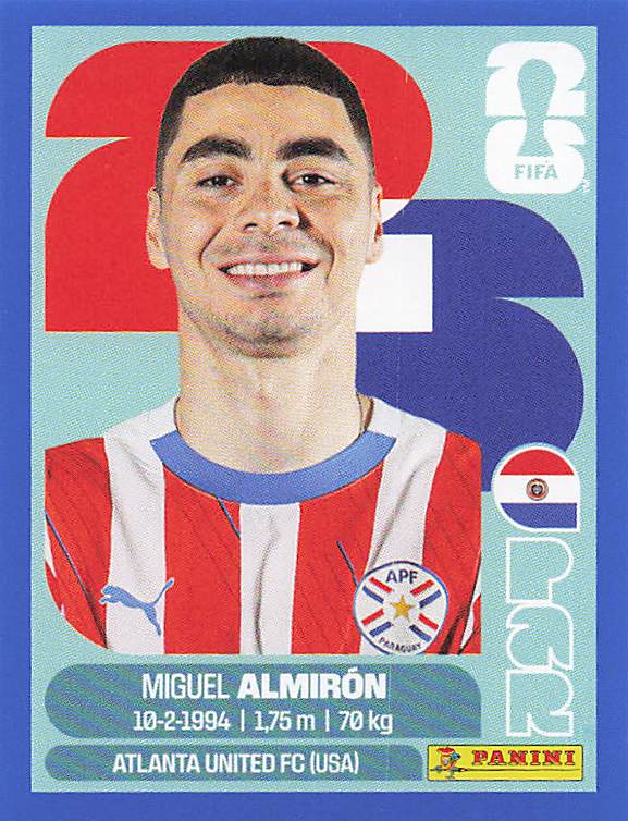 Panini World Cup 2026 US Blue Parallel Part 3