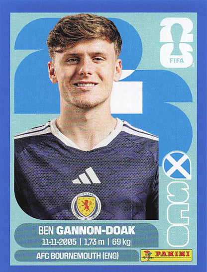 Panini World Cup 2026 US Blue Parallel Part 4