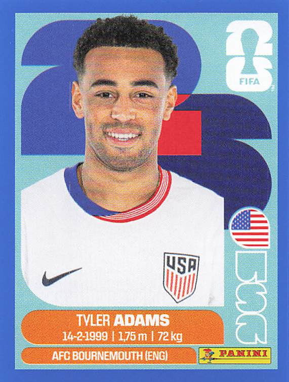 Panini World Cup 2026 US Blue Parallel Part 4