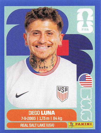Panini World Cup 2026 US Blue Parallel Part 4