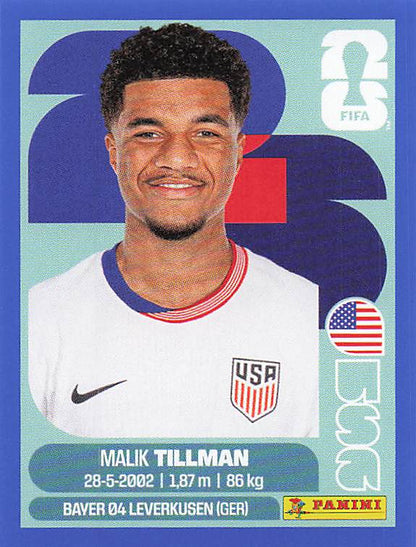 Panini World Cup 2026 US Blue Parallel Part 4