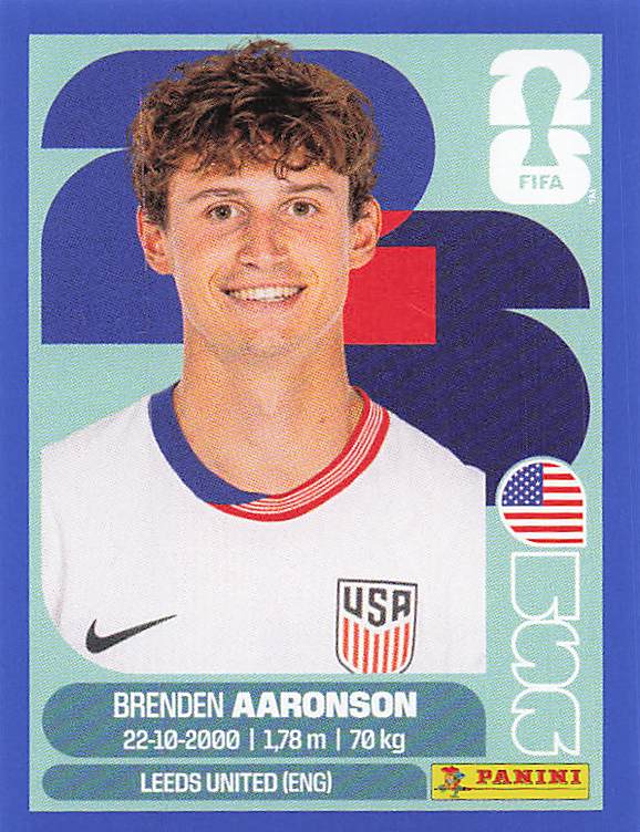 Panini World Cup 2026 US Blue Parallel Part 4