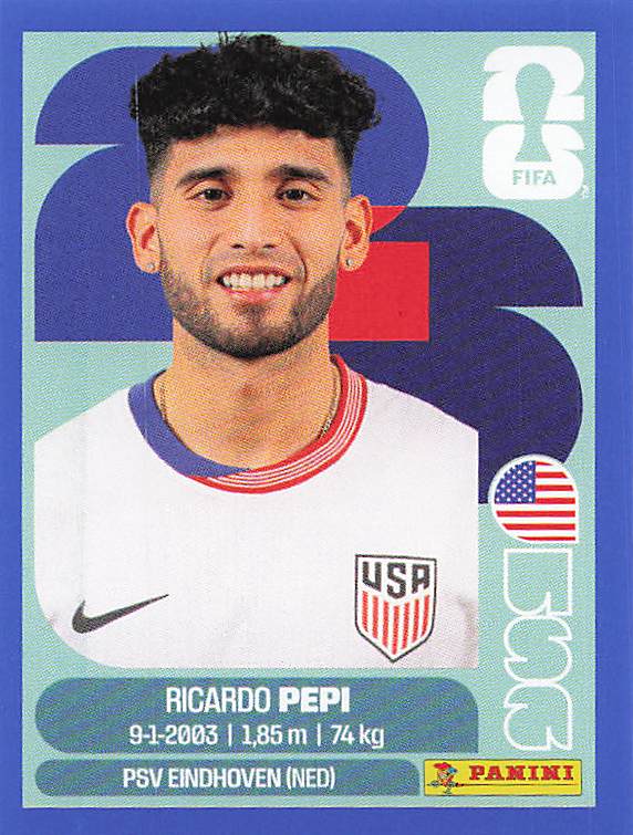 Panini World Cup 2026 US Blue Parallel Part 4
