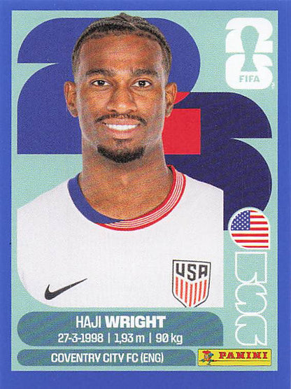 Panini World Cup 2026 US Blue Parallel Part 4
