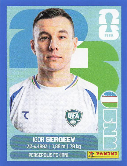 Panini World Cup 2026 US Blue Parallel Part 4