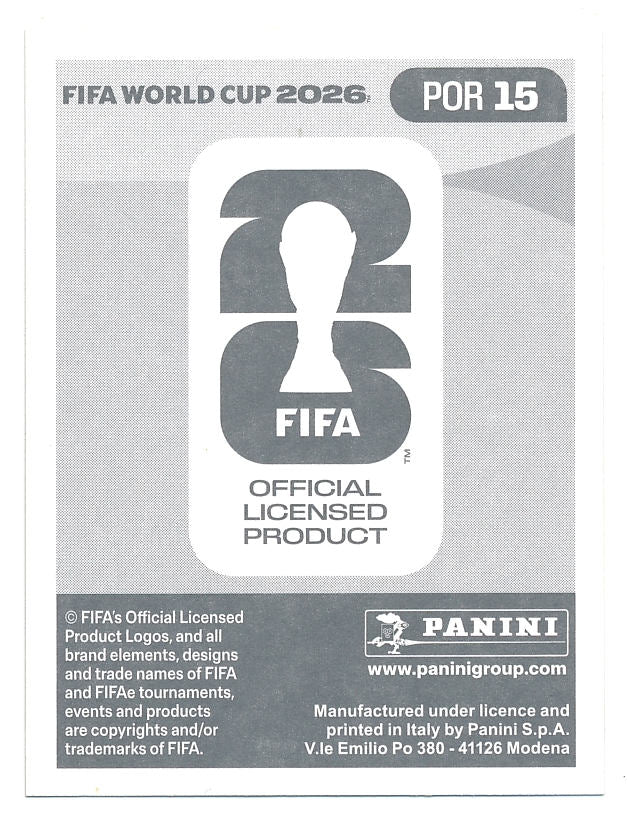 PANINI World Cup 2026 Gold Crumple Sticker POR15 - Cristiano Ronaldo