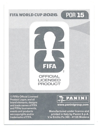 PANINI World Cup 2026 Gold Crumple Sticker POR15 - Cristiano Ronaldo